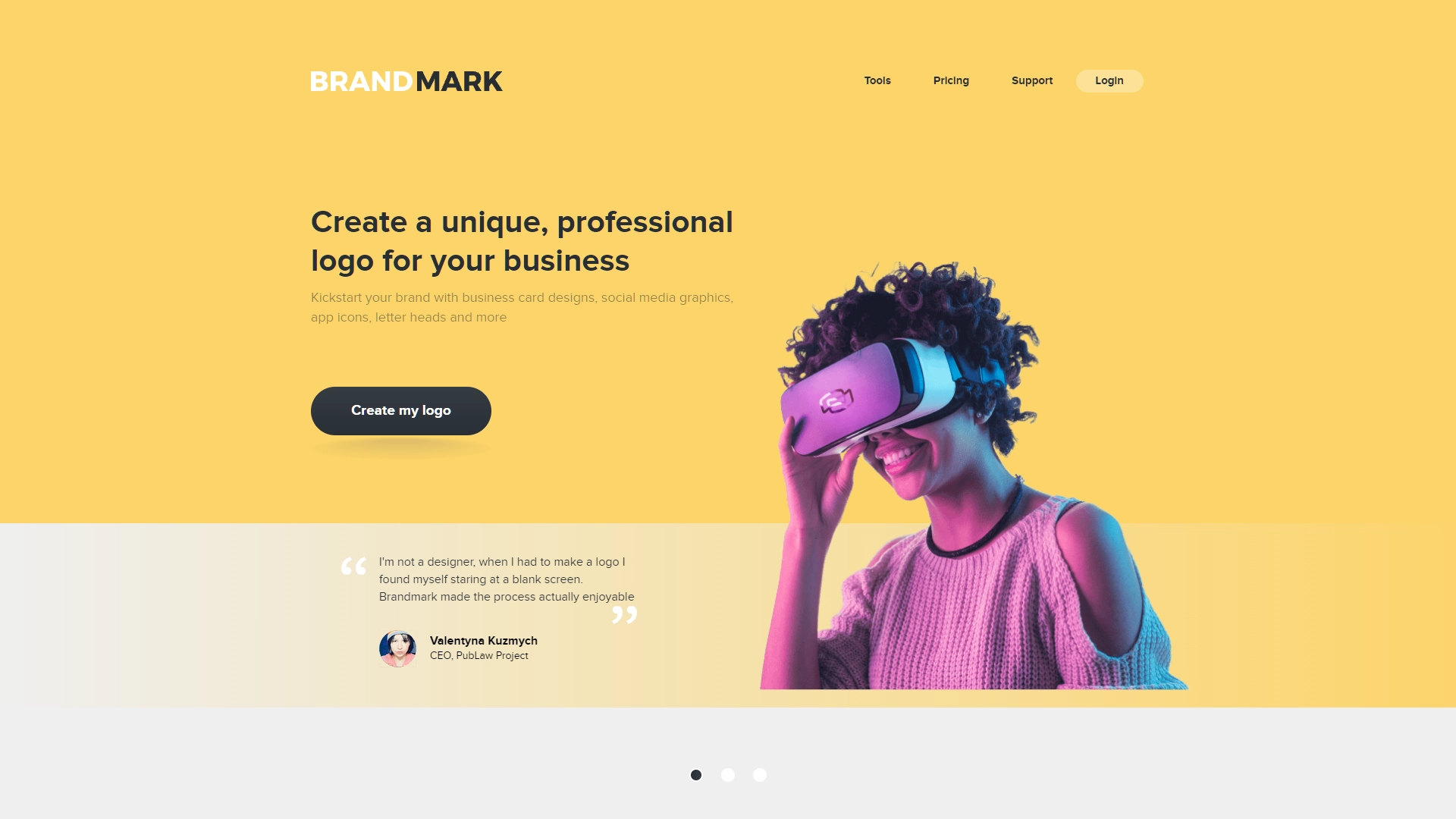 طراحی لوگو با هوش مصنوعی Brandmark